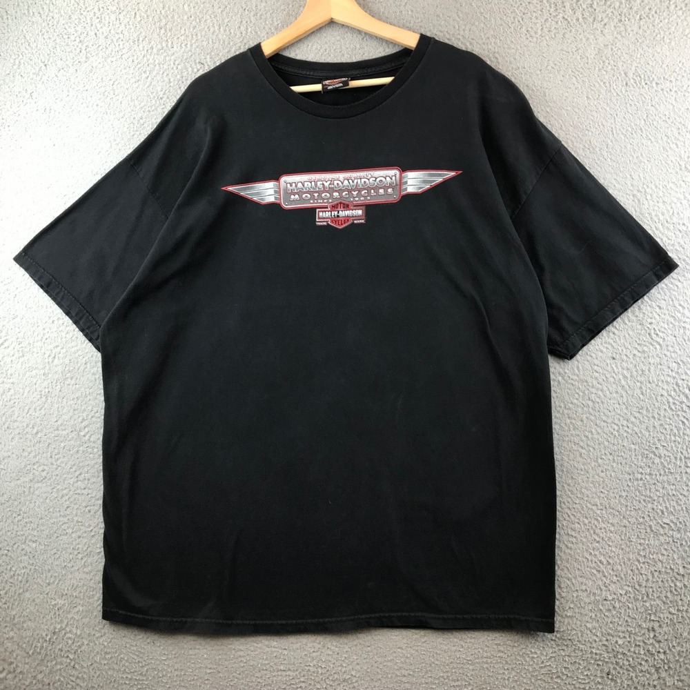 Vintage Harley Davidson Motorcycle Bergdale Albert Lea MN Graphic‎ T Shirt - 2XL